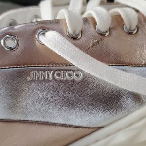 100% Authentic! Jimmy Choo Diamond Light/F Sneakers, sz 9